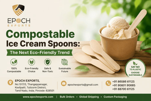 Compostable Ice Cream Spoons